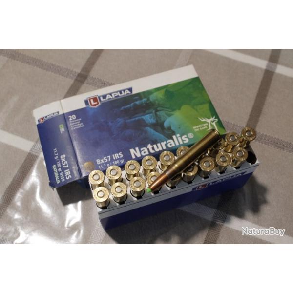 Boite de 20 LAPUA NATURALIS 8X57 JRS