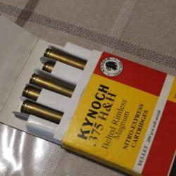 Boite de 5 étuis tirés une fois .375 H&H mag