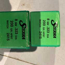 Ogives sierra 8mm