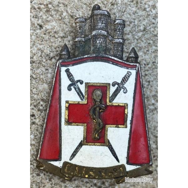 C.I.I.S.S. N° 1, VINCENNES, émail, guilloché, 2 boléros