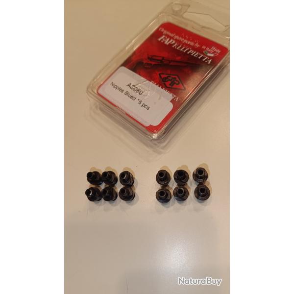 12 chemines pour revolver Pietta poudre noire