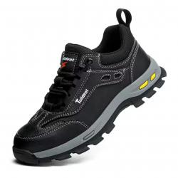 Chaussures de sécurité homme antidérapantes - Baskets de travail légères résistantes chasse marche n