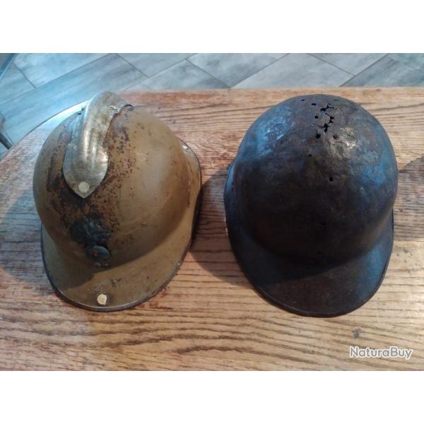Deux casques Adrian