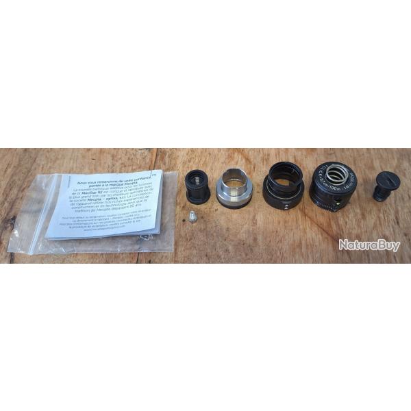 Tourelle balistique pour Meopta R2 2,5-1556 complte