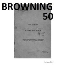 notice mitrailleuse BROWNING 50 M2 HB en FRANCAIS (envoi par mail) - VENDU PAR JEPERCUTE (m2532)