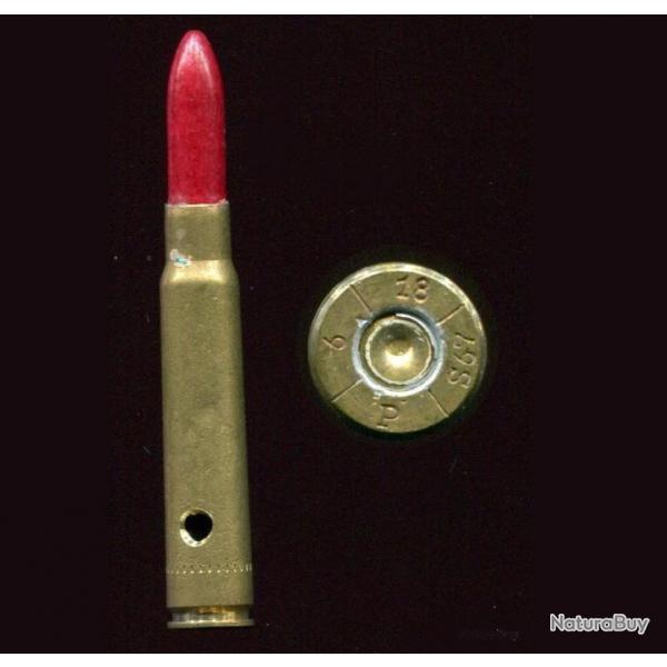 7.92 x 57 Mauser  blanc balle bois rouge - marquage Allemagne de la priode guerre 14-18