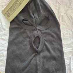 Cagoule / Balaclava noire Mil-Tec 3 trous en coton - Airsoft / Militaire Tactical Neuve Surplus army