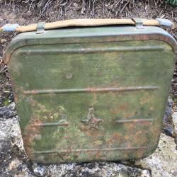 WW2 Caisse vide de munitions Mitrailleuse Soviétique Maxim Vide URSS Russie