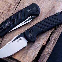 Couteau Automatique Kershaw Launch 23 Lame Acier CPM-154 Manche Alu Push Button USA KS7305