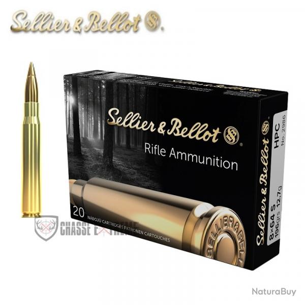 20 Munitions S&B Cal 8X64S 196Gr HPC