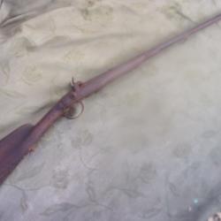 épave fusil de chasse à percussion