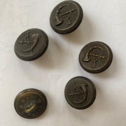 V&eacute;nerie- Bouton de gilet- Equipage Chambray (1850 - 1910)