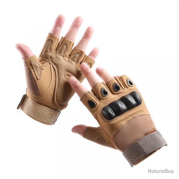 Mitaines tactiques kaki - livraison gratuite