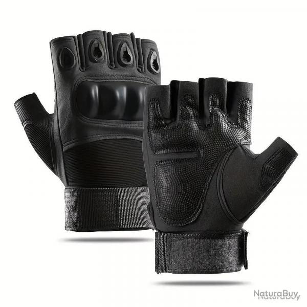 Mitaines tactiques noires - livraison gratuite