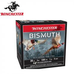 25 Cartouches WINCHESTER Bismuth 28g Cal 28/76 Pb 5