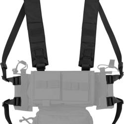 Harnais en h pour chest rig tactique mk3 mk4 - noir - LIVRAISON GRATUITE
