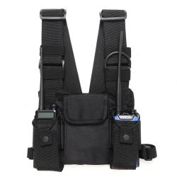 Harnais de poitrine pour radio/communication et documents - LIVRAISON GRATUITE