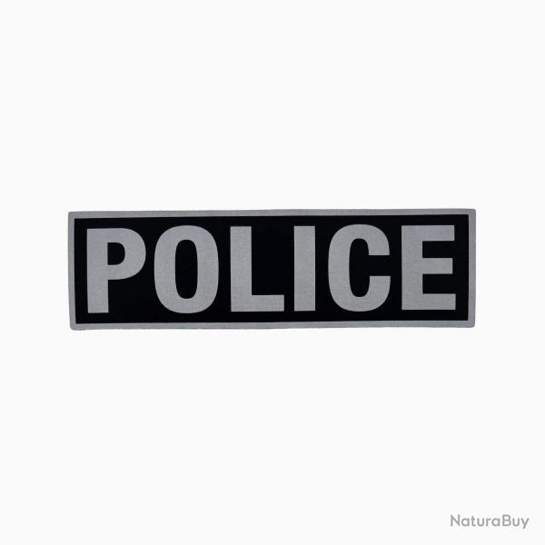 Bandeau ID Police Fond Noir Noir Police 15,5 x 4,5 cm
