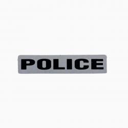 Bandeau ID Police Fond Gris Gris  Police 10 x 2 cm