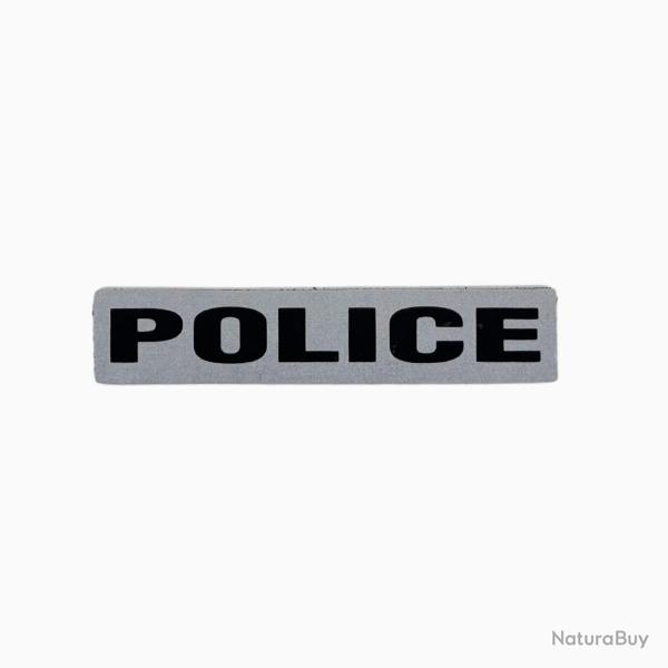Bandeau ID Police Fond Gris Gris  Police 10 x 2 cm