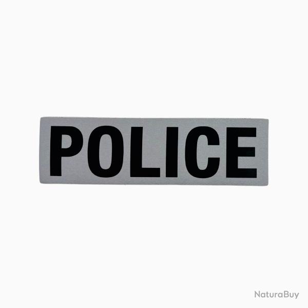 Bandeau ID Police Fond Gris Gris  Police 15,5 x 4,5 cm