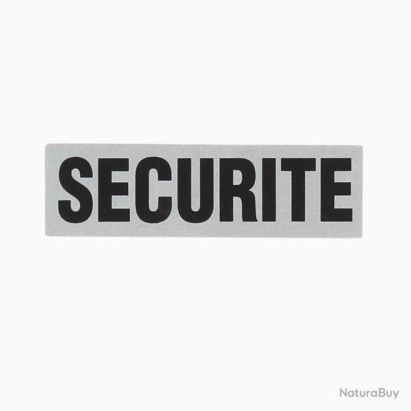 Bandeau ID Securit Fond Gris Scurit 10 x 3 cm Gris rtro-rflchissant