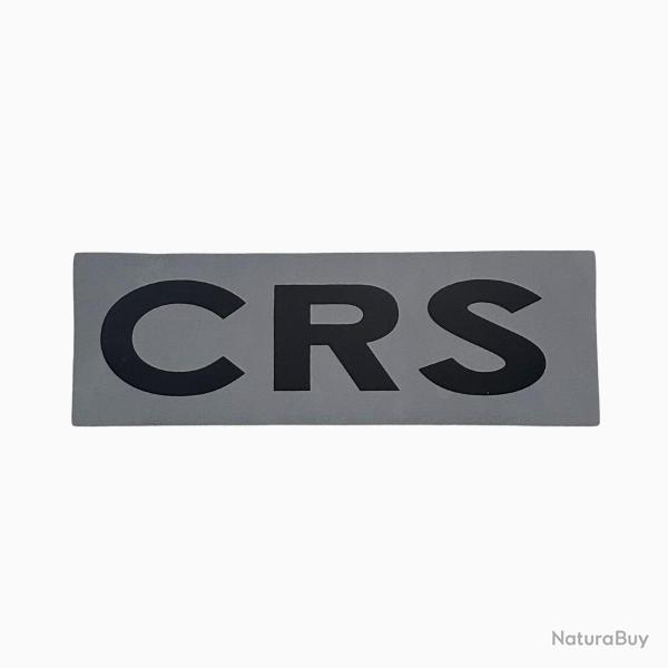 Bandeau ID CRS Rtro-Rflchissant Fond Gris CRS 10 x 30 cm Gris rtro-rflchissant