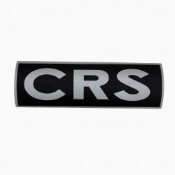 Bandeau ID CRS Rétro-Réfléchissant Fond Noir Noir CRS 10 x 30 cm