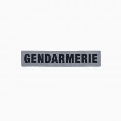 Bandeau ID Gendarmerie rétro-réfléchissant Fond Gris Gendarmerie 10 x 2 cm Gris rétro-réfléchissant
