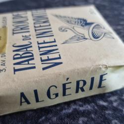 Collection Tabac de troupe guerre d'Algérie 20g Cigarettes