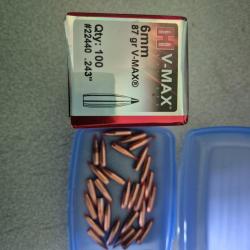 Ogives V MAX HORNADY