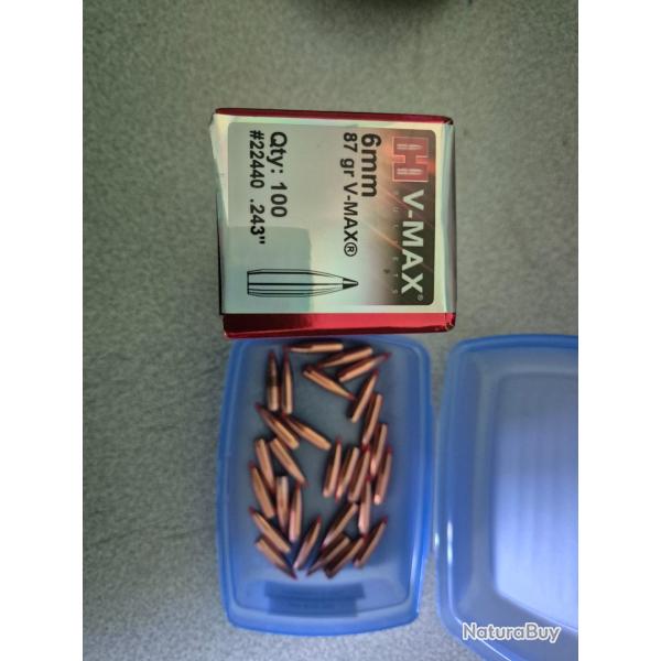 Ogives V MAX HORNADY