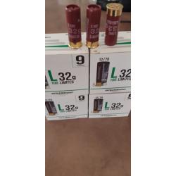 100 cartouche decathlon L100  limited 12/70 32 grs en 9 TB état culot de 8mm