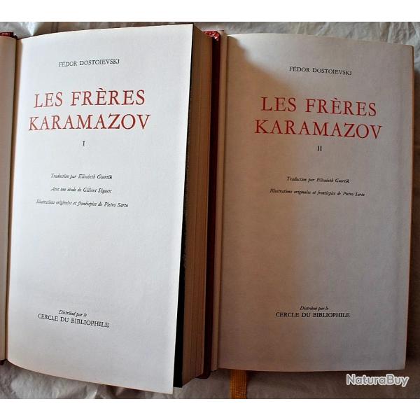 Les frres Karamazov- Dostoevsky- Tome 1 & 2 Illustrs