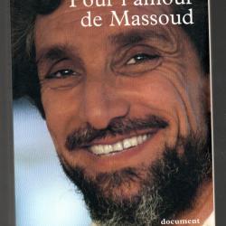 pour l'amour de massoud de sediqa massoud afghanistan