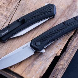Couteau Kershaw Raygun A/O Lame Acier 4Cr14 Manche GFN Liner Lock Clip KS1427