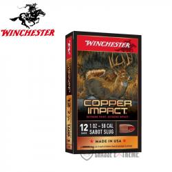 5 Cartouches WINCHESTER Copper Impact Slug 28g cal 12/70