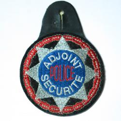 Ecusson tissu Police adjoint securité  ref ba88