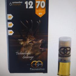 Sauvestre calibre 12/70 balles flèches boîte de 6 munitions