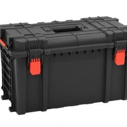 Valise de vol portable noir 57x35x32,5 cm polypropylène ABS pratique protection voyage