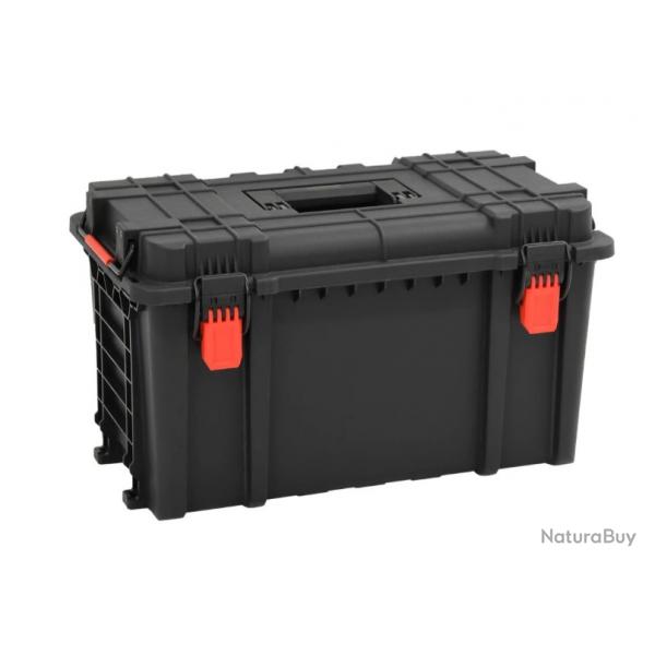 Valise de vol portable noir 57x35x32,5 cm polypropylne ABS pratique protection voyage