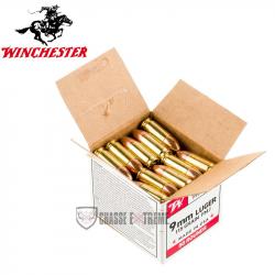 50 Munitions WINCHESTER USA Cal 9 mm Luger 115gr FMJ