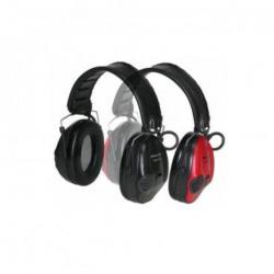Wahoo ! Casque anti-bruit électronique Peltor SportTac Noir/Rouge - Noir/Rouge