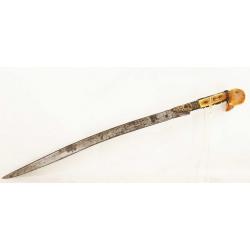SABRE YATAGAN DES BALKANS ART TURC DEBUT XIXè Collection XIX eme