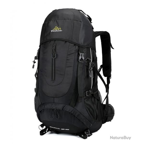 Sac  Dos 70L Grande Capacit Escalade Randonne Pche Chasse Trekking Grande Capacit Noir