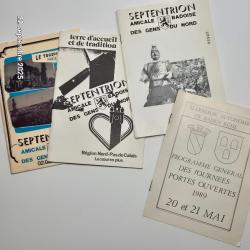 Lot de 3 revues Septentrion, amicale badoise des gens du Nord, FFA, Baden Baden