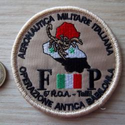 écusson militaire forces italiennes opération Iraq - "Antica Babilonia"