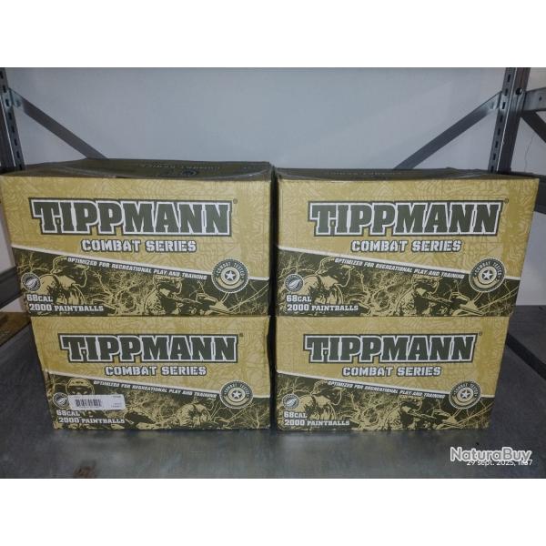  saisir Paintball - 8000 Billes TIPPMANN Combat series .68 en carton