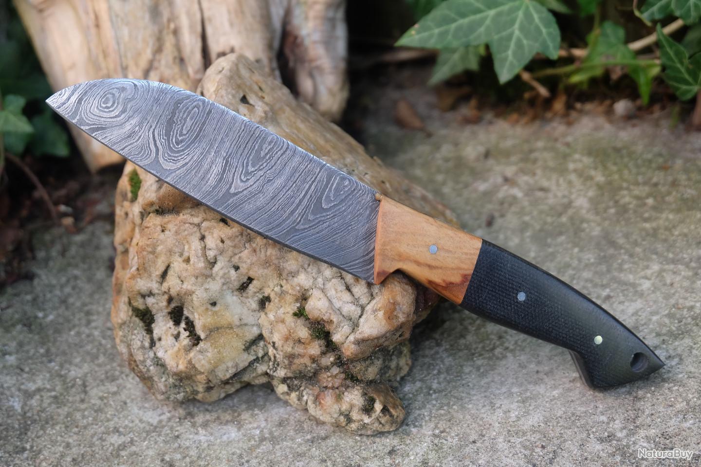 BOW-8703 Barre De Fabrication De Couteaux Faite à La Main En Acier Damassé 30,5 X 5,1 Cm