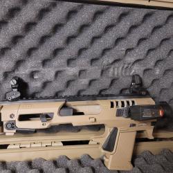 Glock 19 x coyote avec crosse micro roni